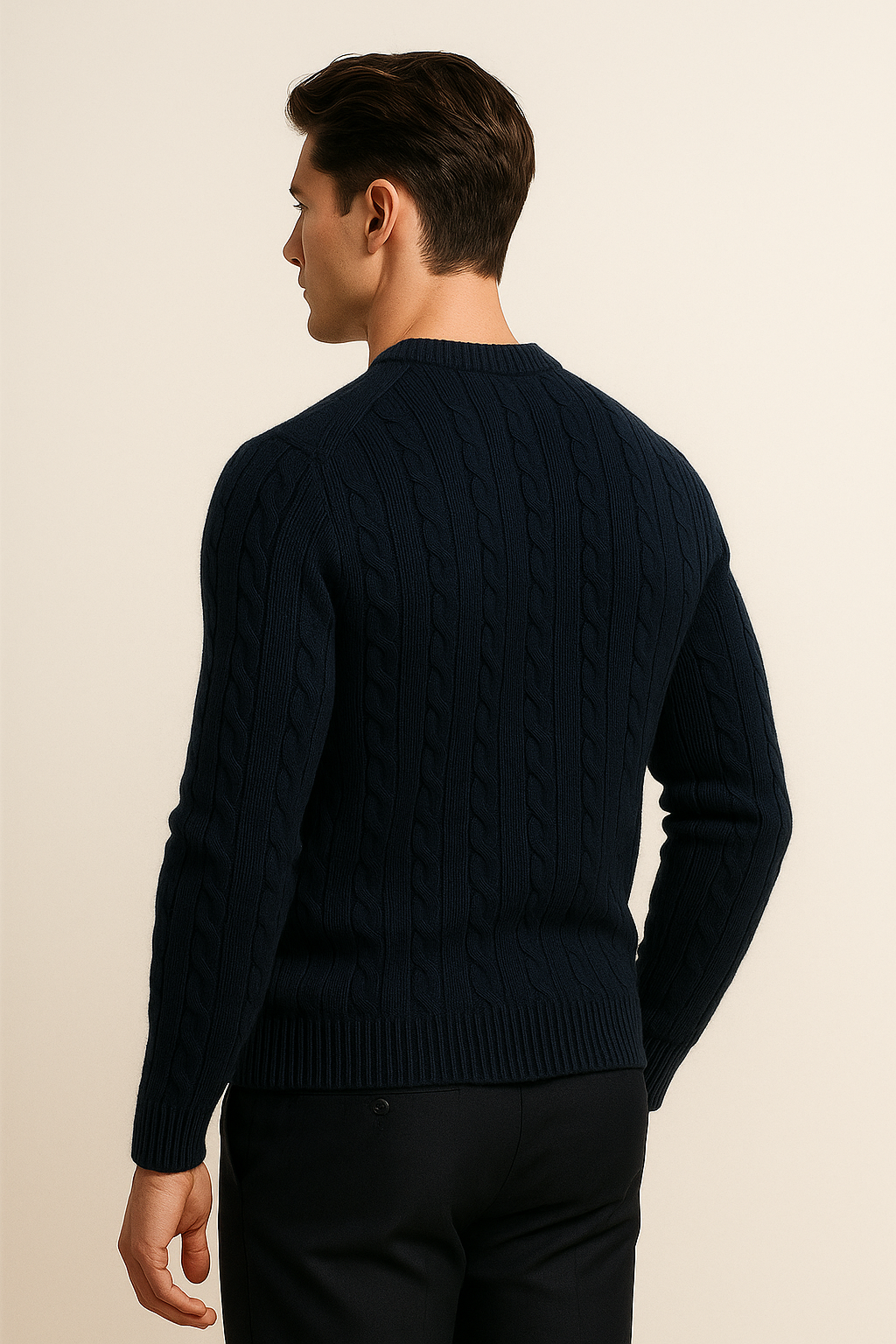 Soreno Cashmere Knit Navy