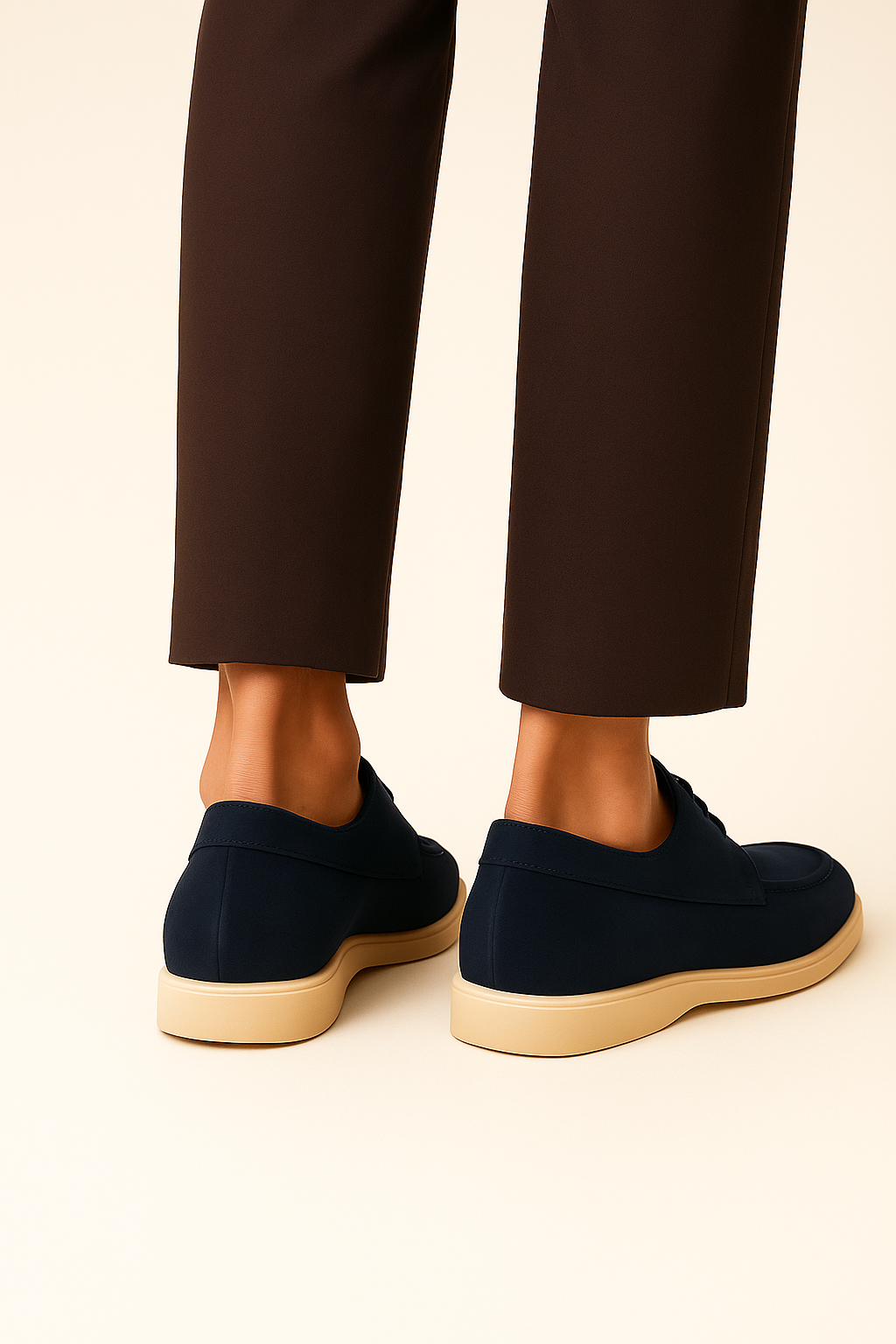 Maretti Suede Lace Shoes Navy