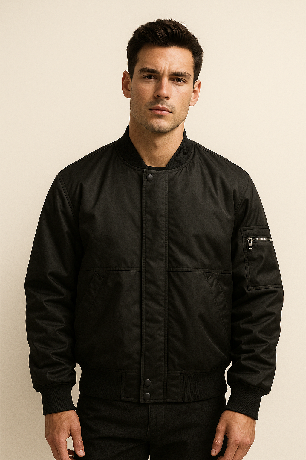 Tavern Bomber Jacket Black
