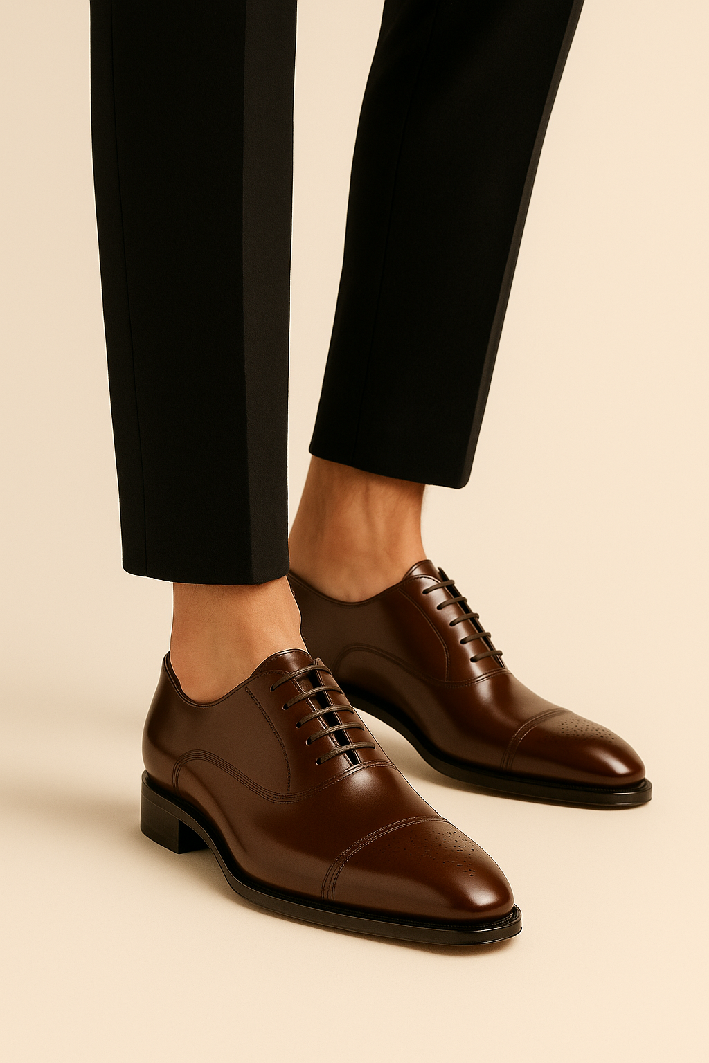 Sartori Polished Leather Oxford Brown