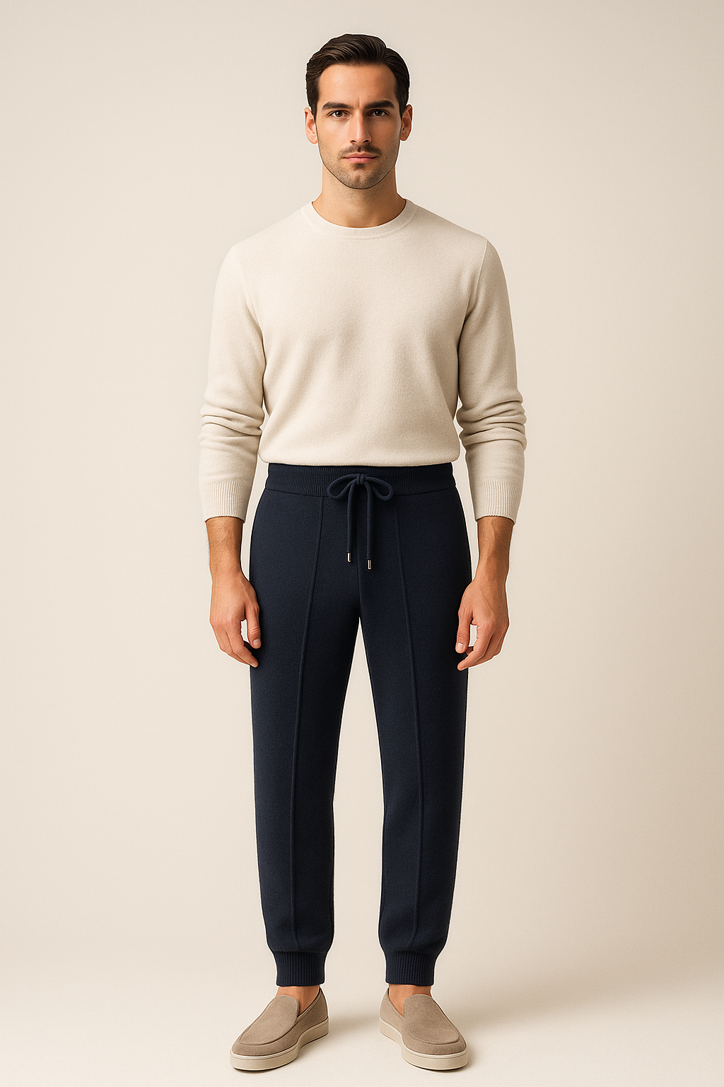 Sartore Cashmere Trousers Navy