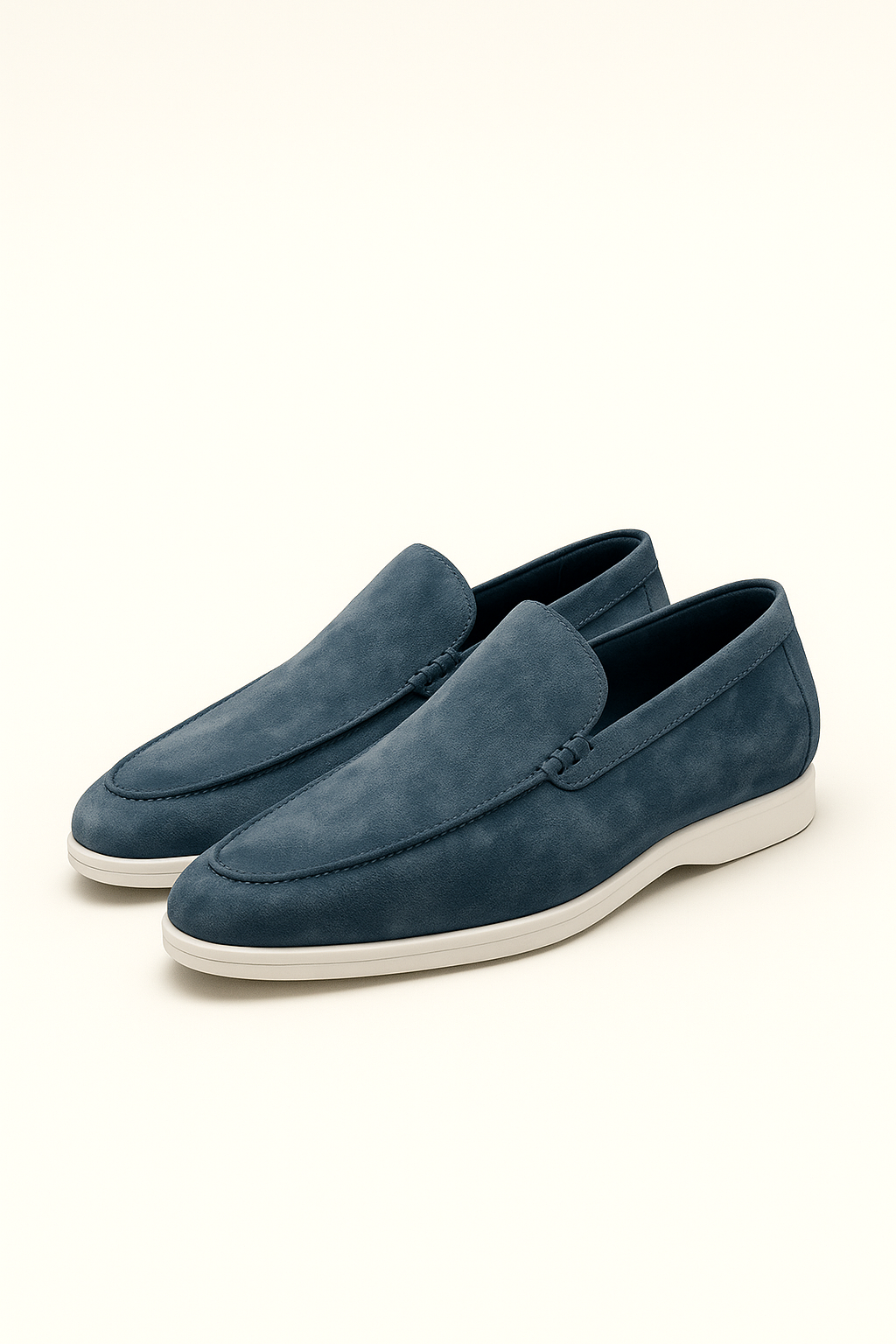 Leonis Suede Loafers Ocean Teal
