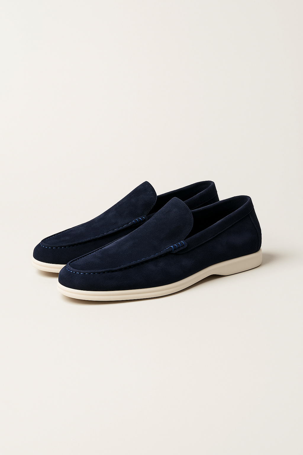 LeoMar V1 Suede Loafers Navy