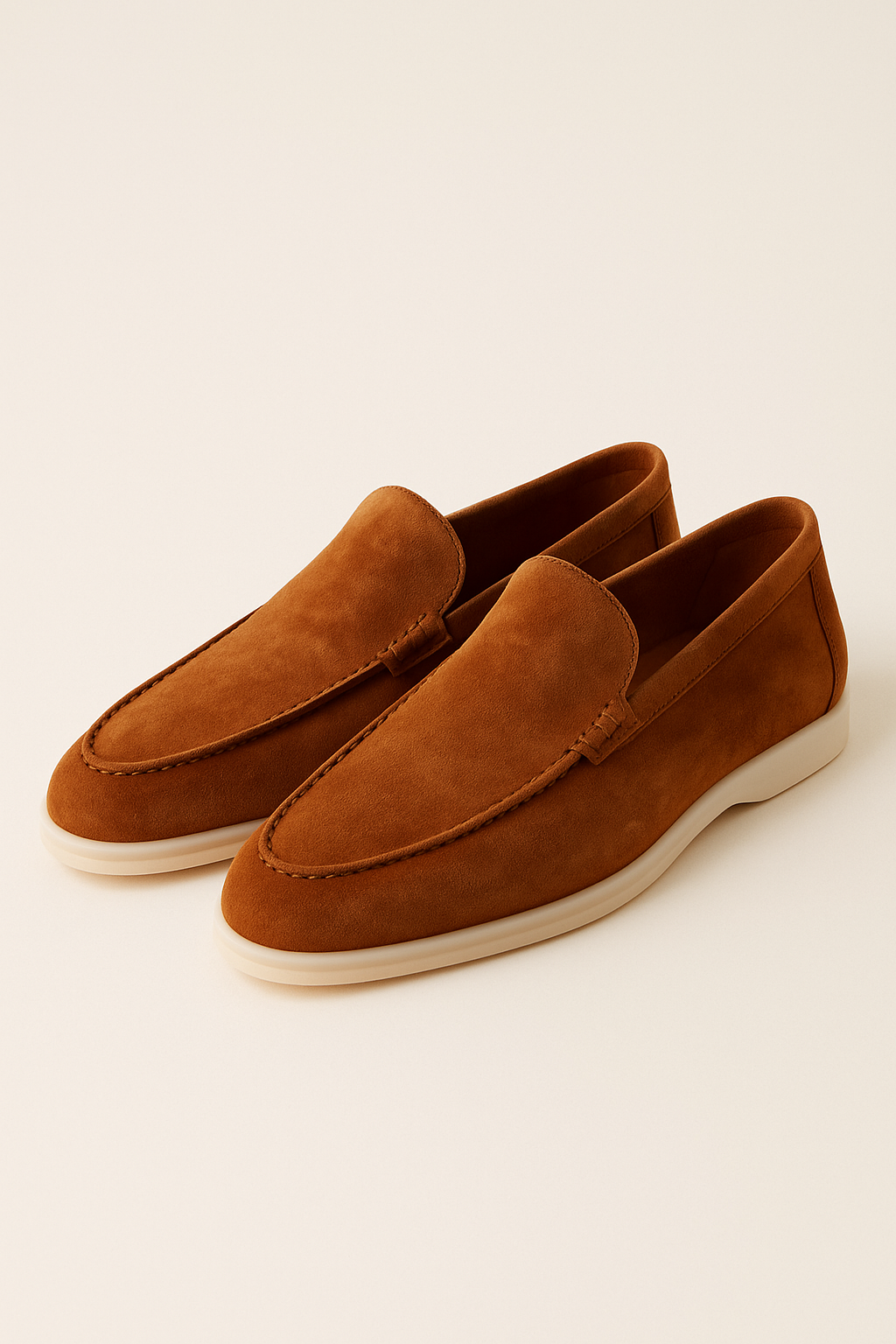 LeoMar V1 Suede Loafers Terracotta