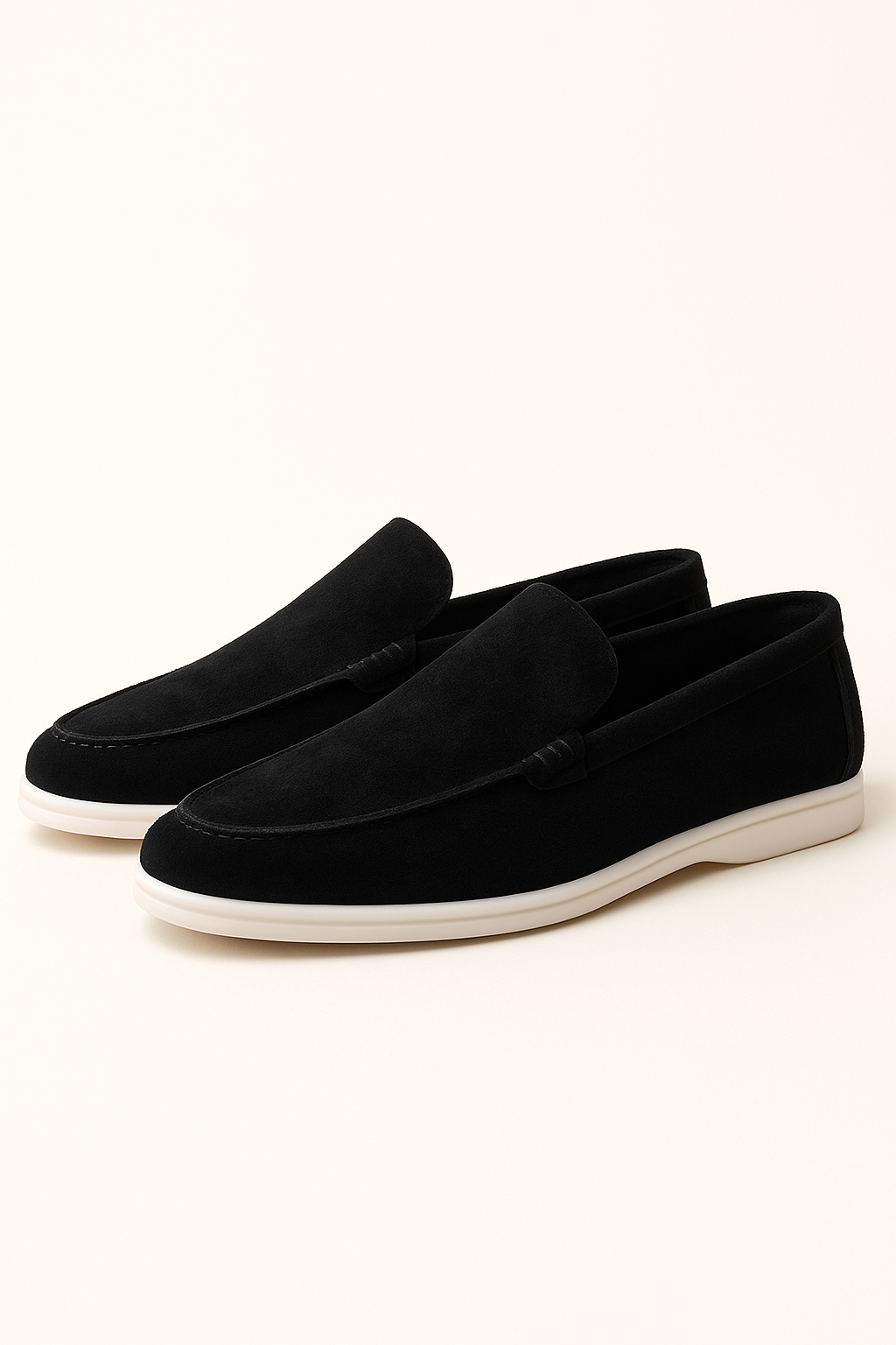 Leonis Suede Loafers Black