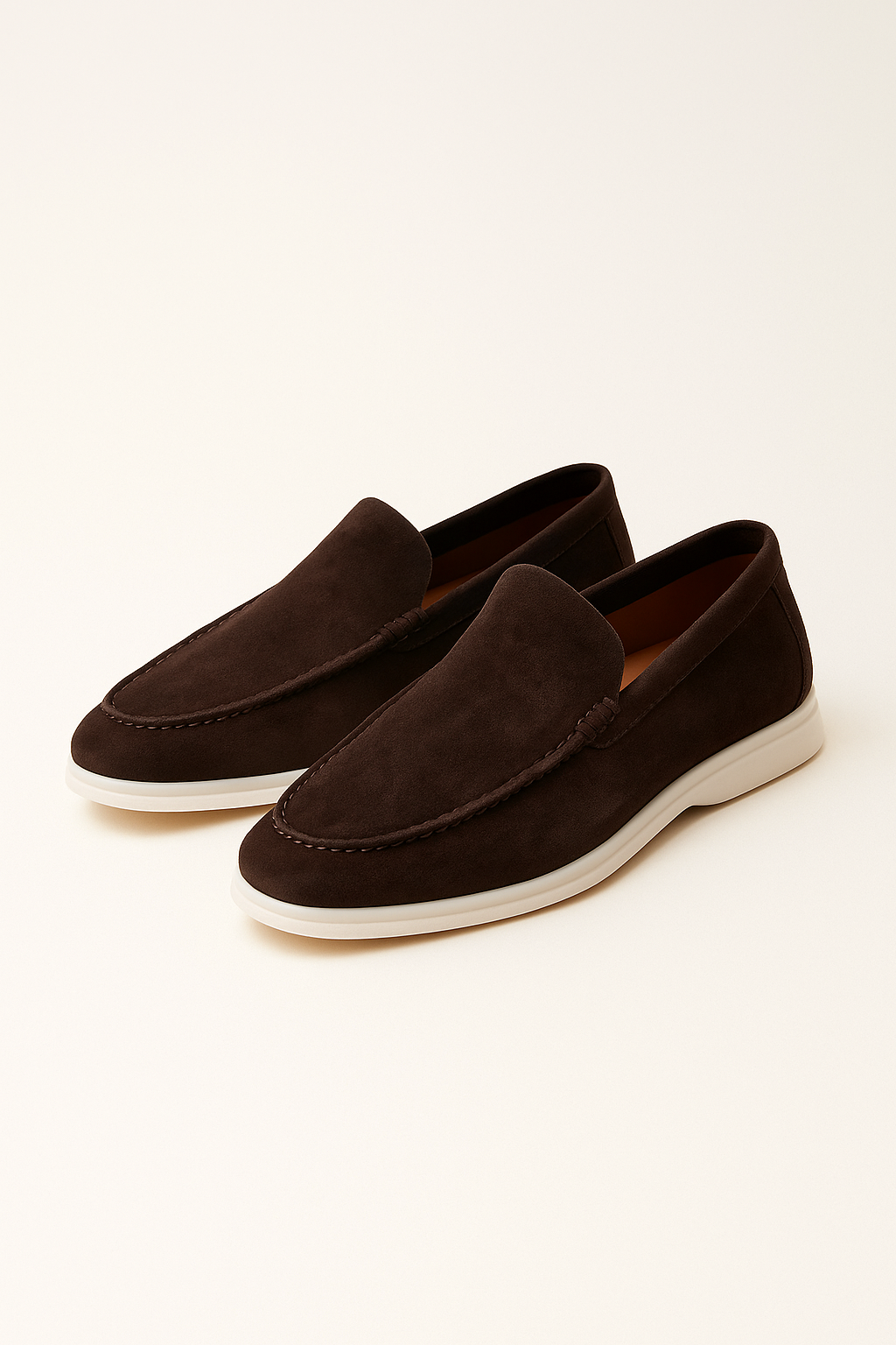 LeoMar V1 Suede Loafers Brown