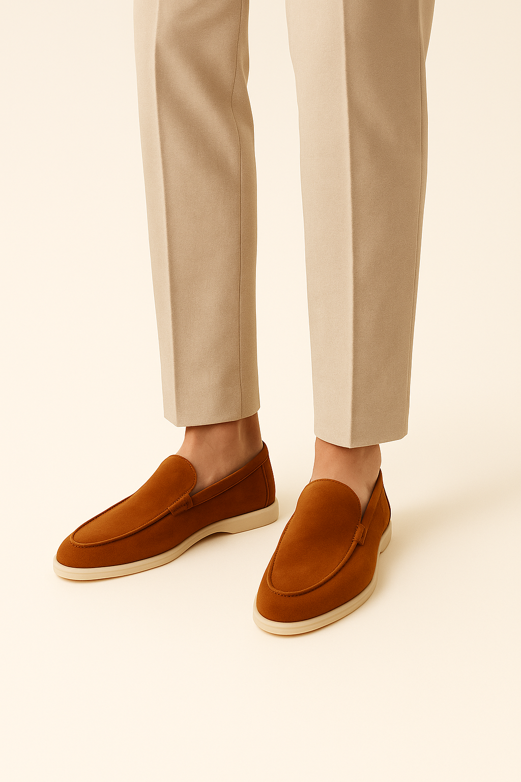 LeoMar V1 Suede Loafers Terracotta