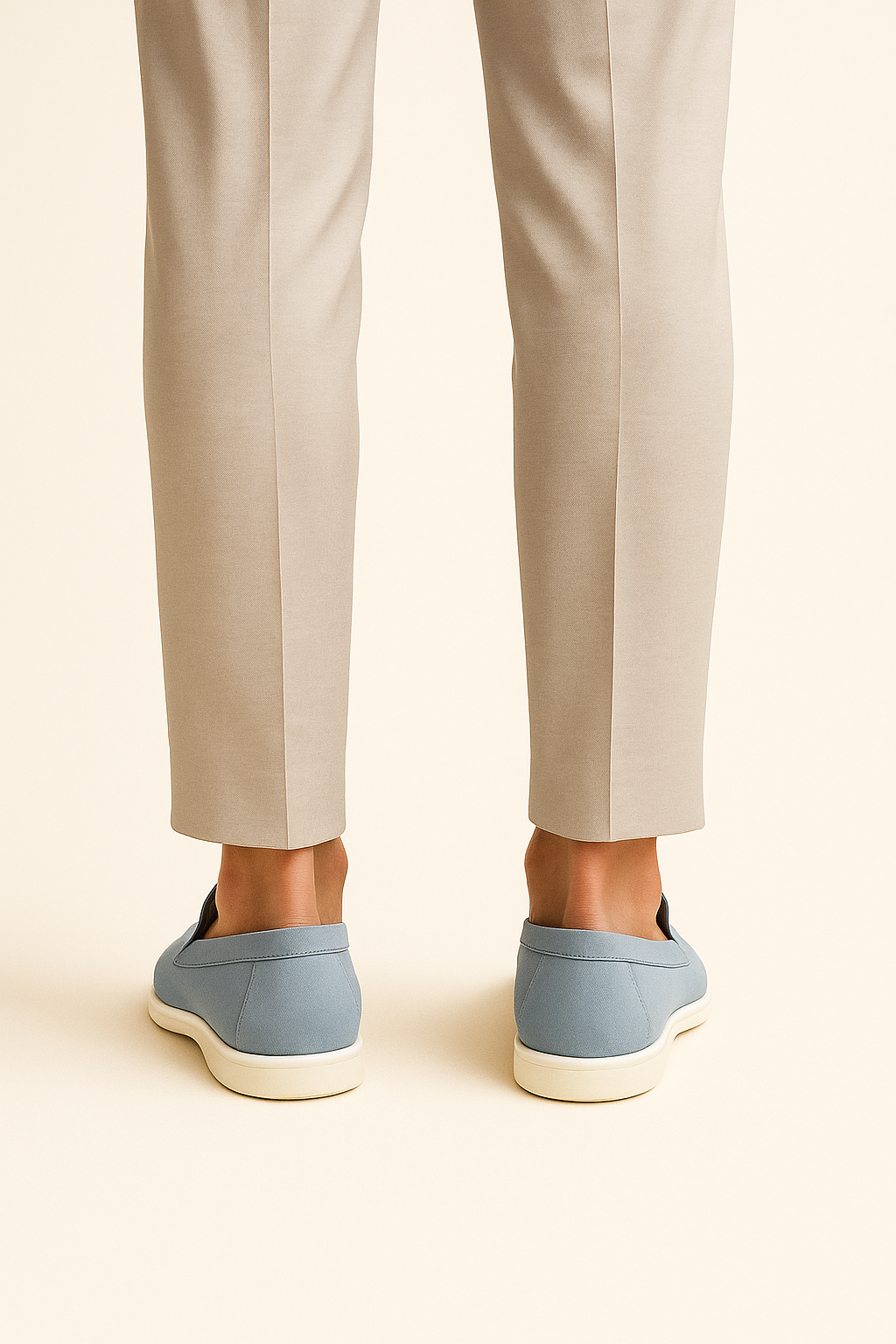 LeoMar V1 Suede Loafers Light Blue