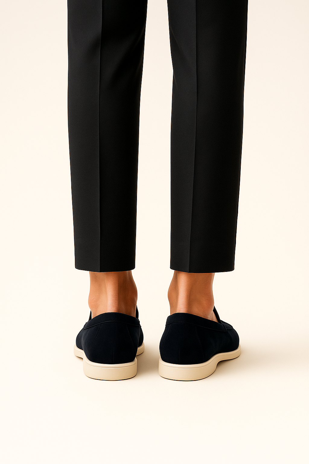 LeoMar V1 Suede Loafers Navy