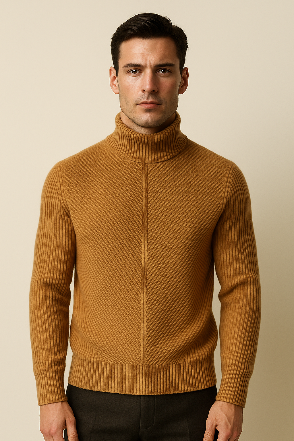 Montari Merino Wool Knit Camel