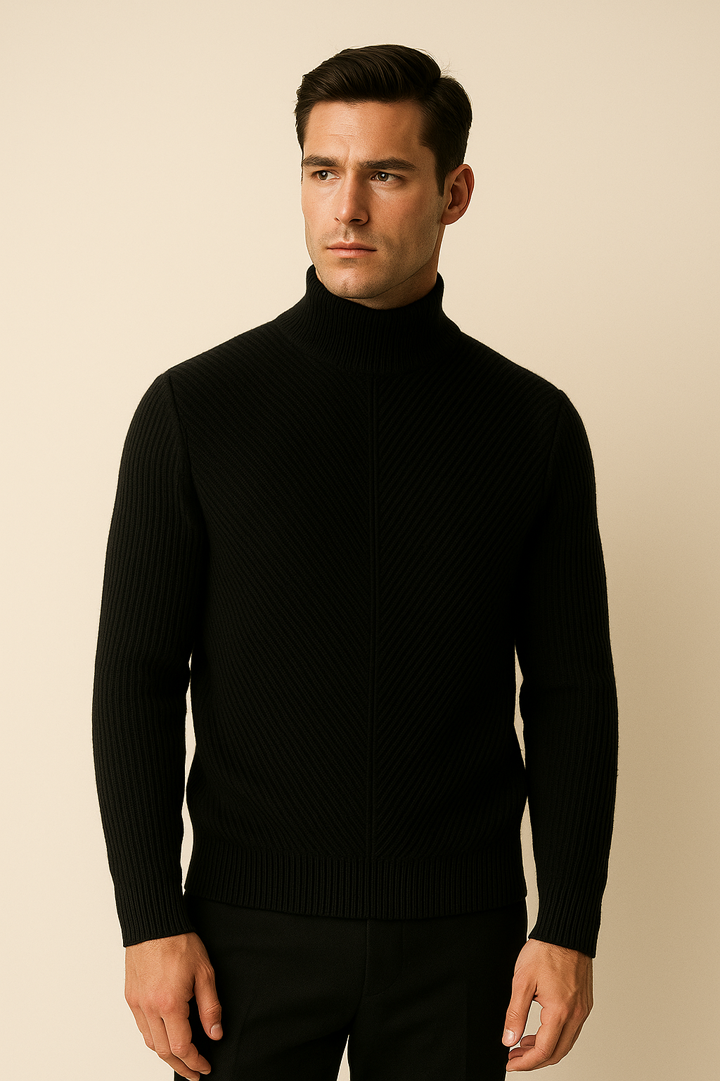 Montari Merino Wool Knit Black