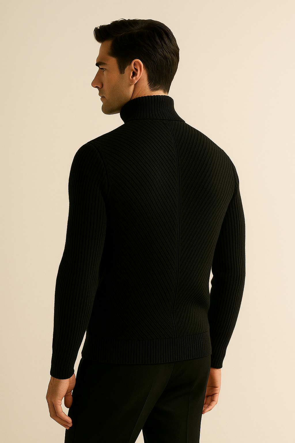 Montari Merino Wool Knit Black