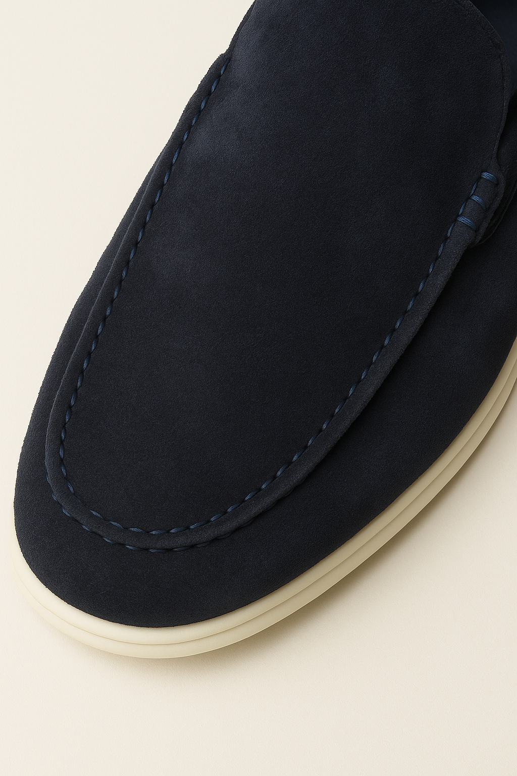 LeoMar V1 Suede Loafers Navy