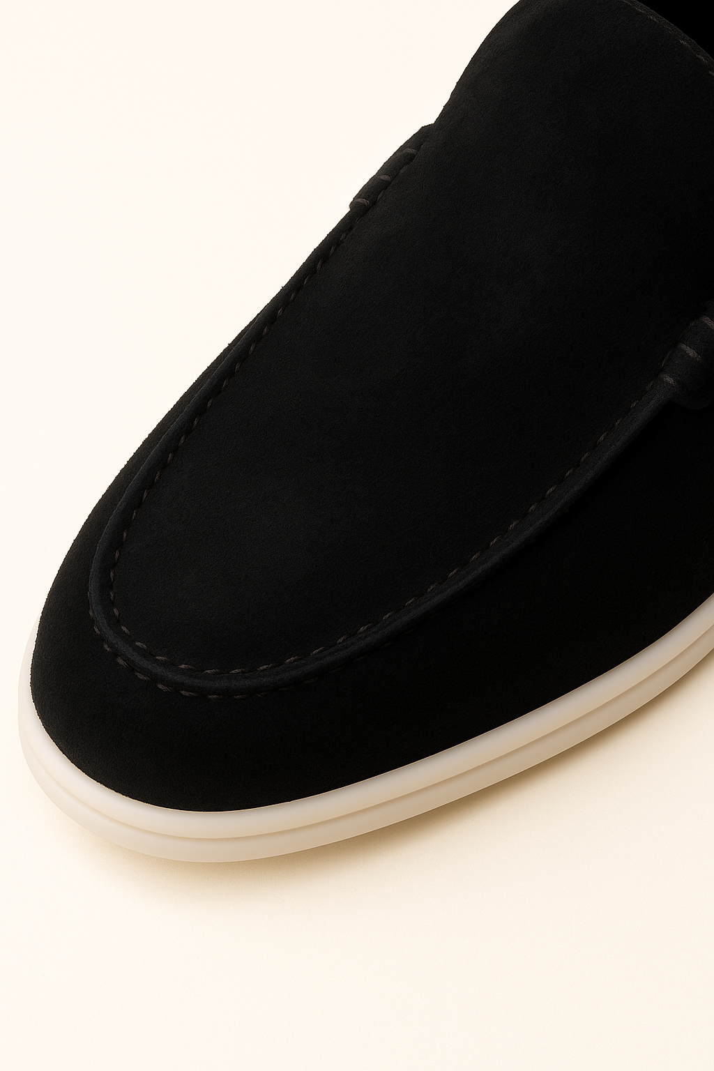 LeoMar V1 Suede Loafers Black