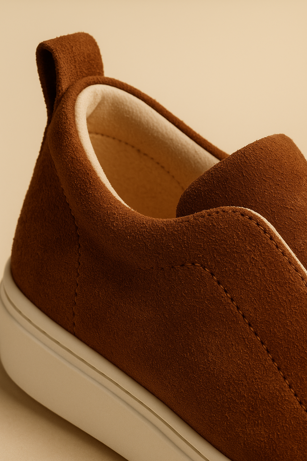 LeoMar V1 Suede Slip-On Brown