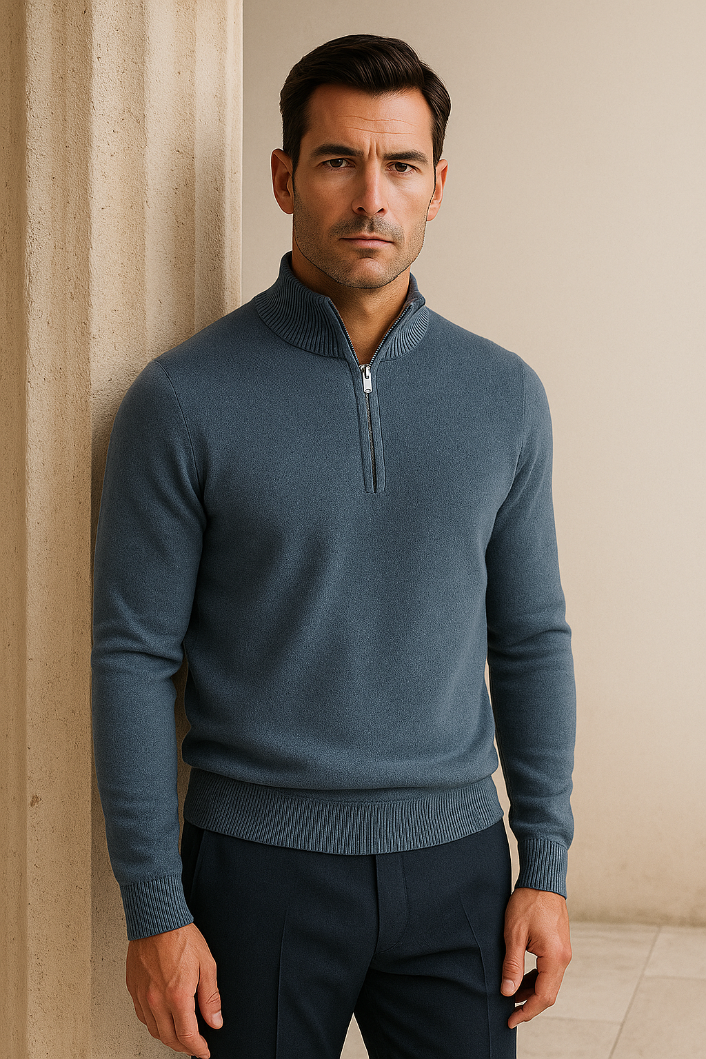 Varelli Quarter-Zip Blue