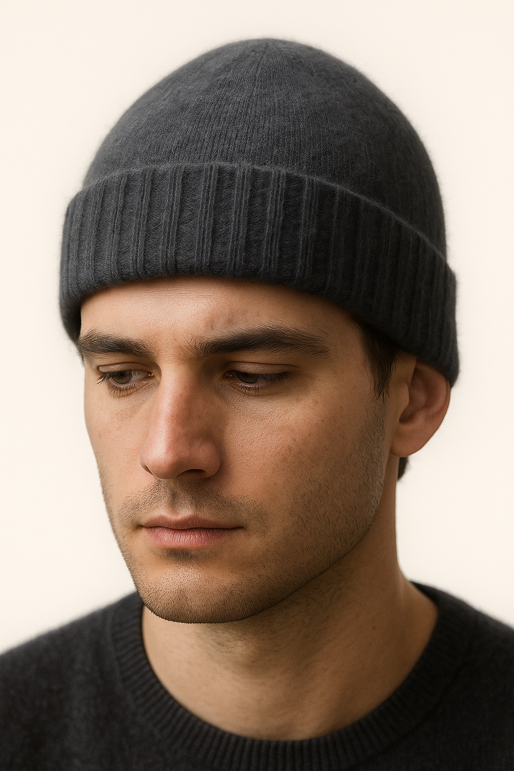Bellora Cashmere Beanie Charcoal