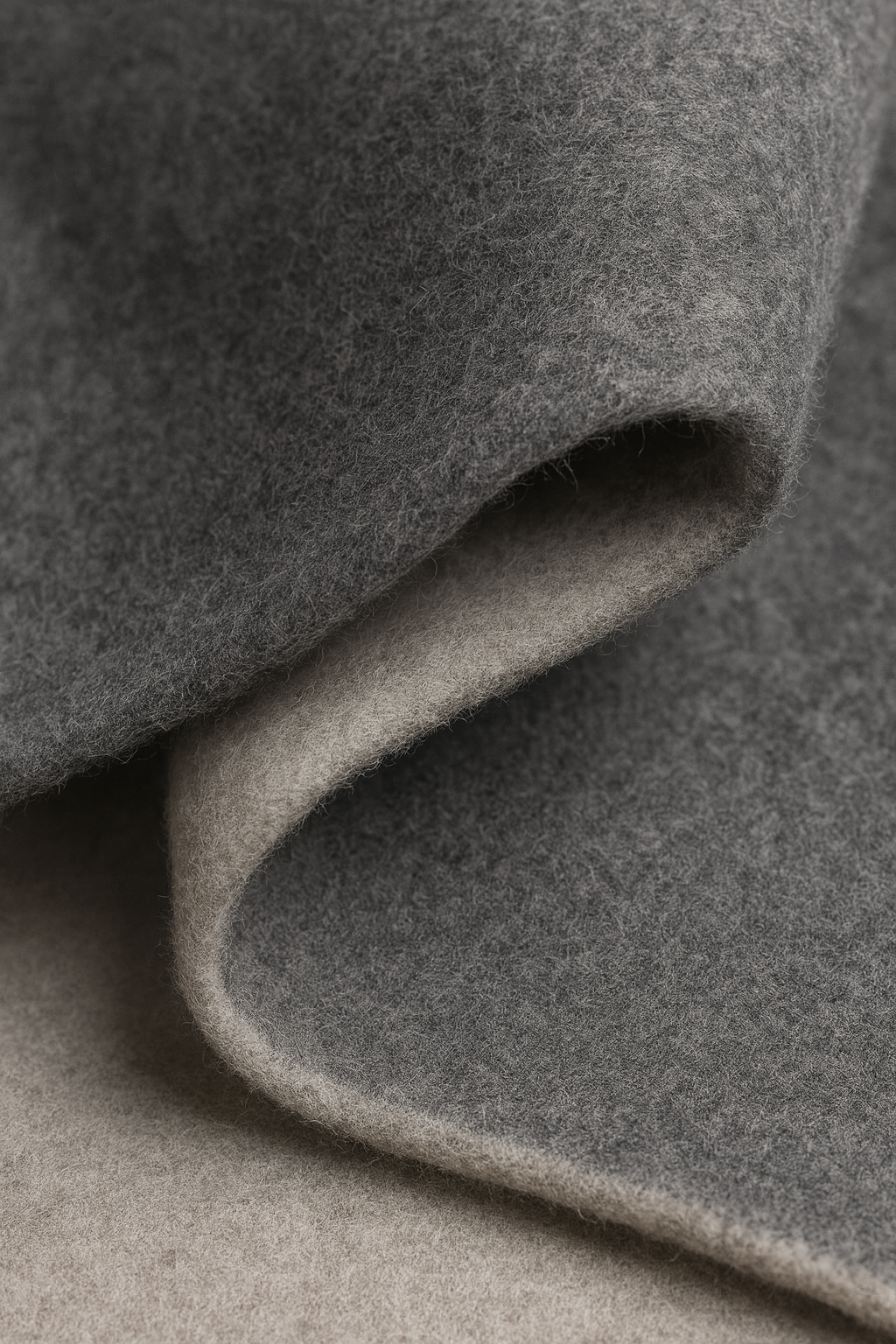 Belluno Reversible Scarf Charcoal