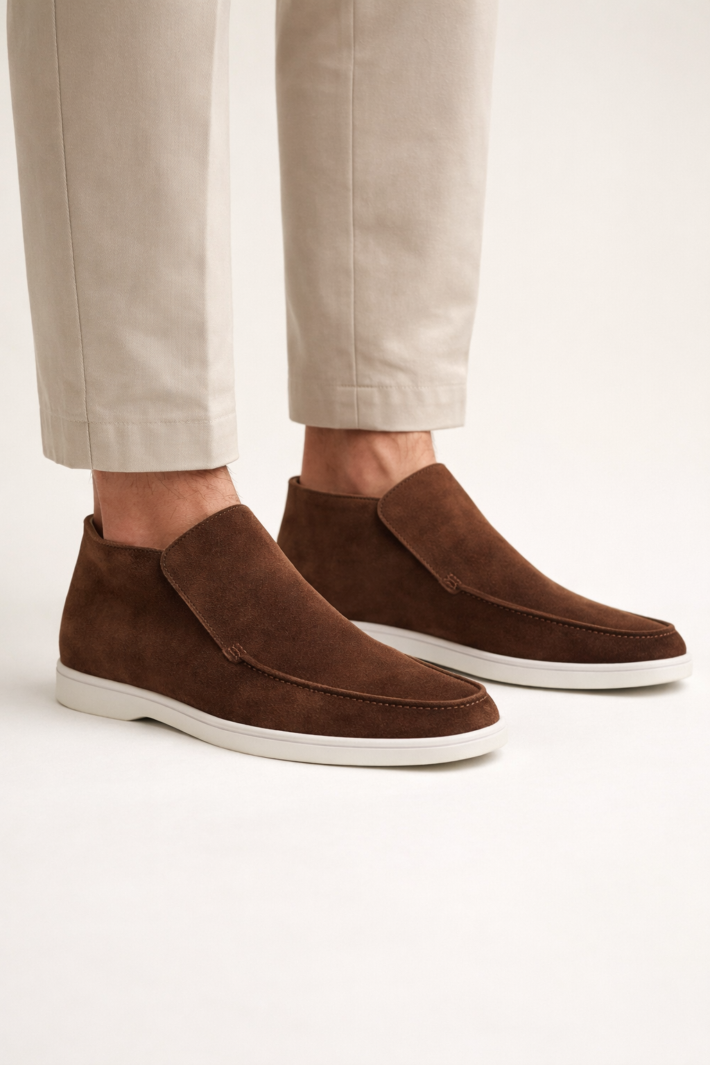 Arzano High Top Loafer Brown