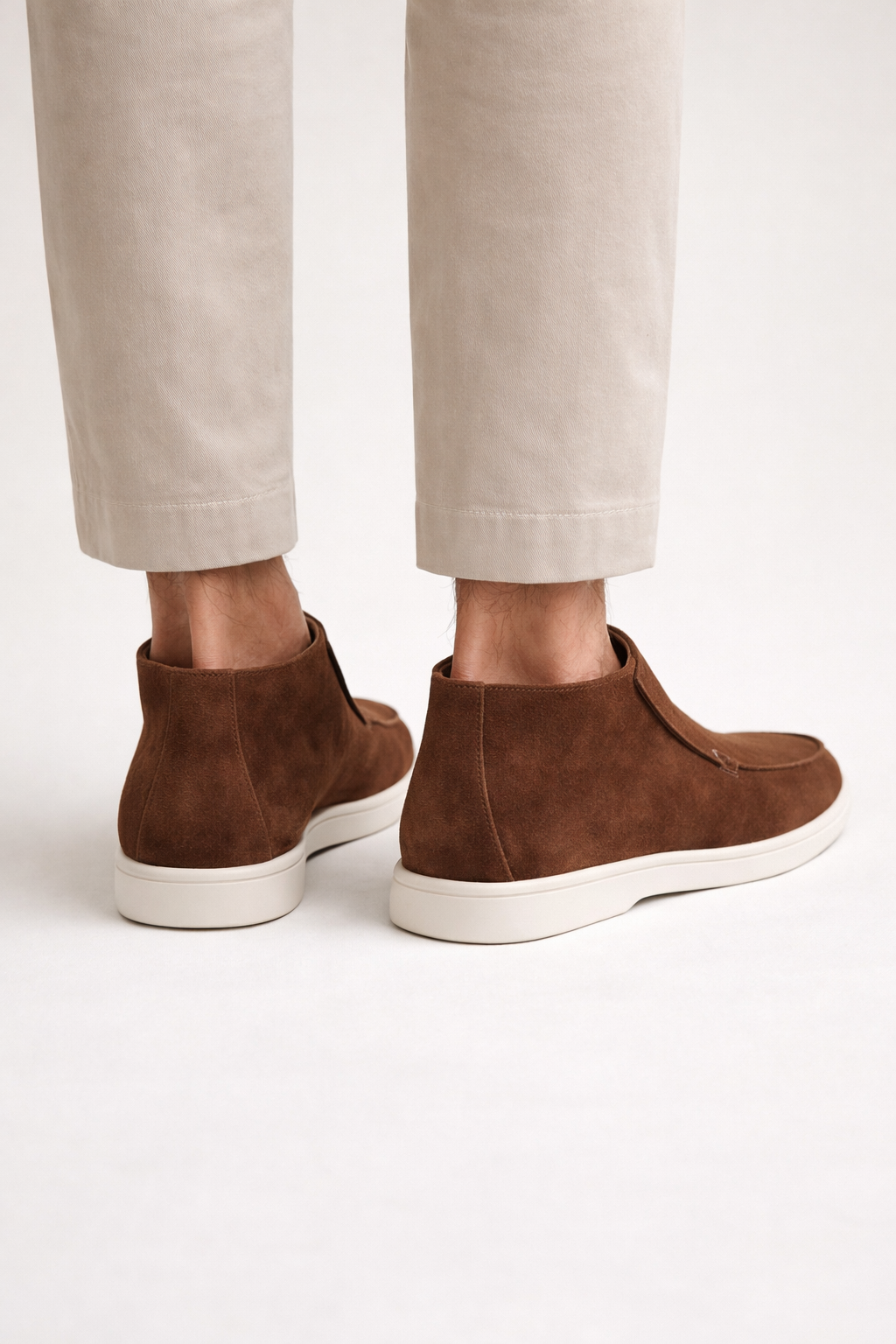 Arzano High Top Loafer Brown