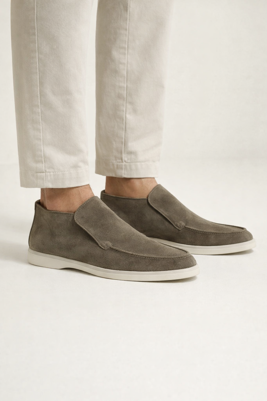 Arzano High Top Loafer Olive Green