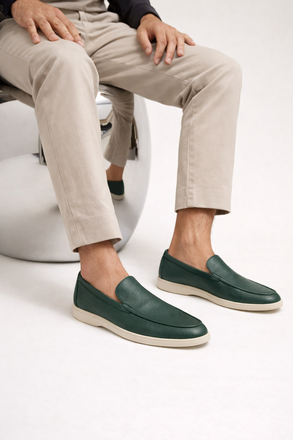 Alvero Dressed Loafer Dark Green