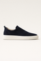 LeoMar V1 Suede Slip-On Navy