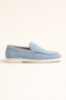 Leonis Suede Loafers Light Blue