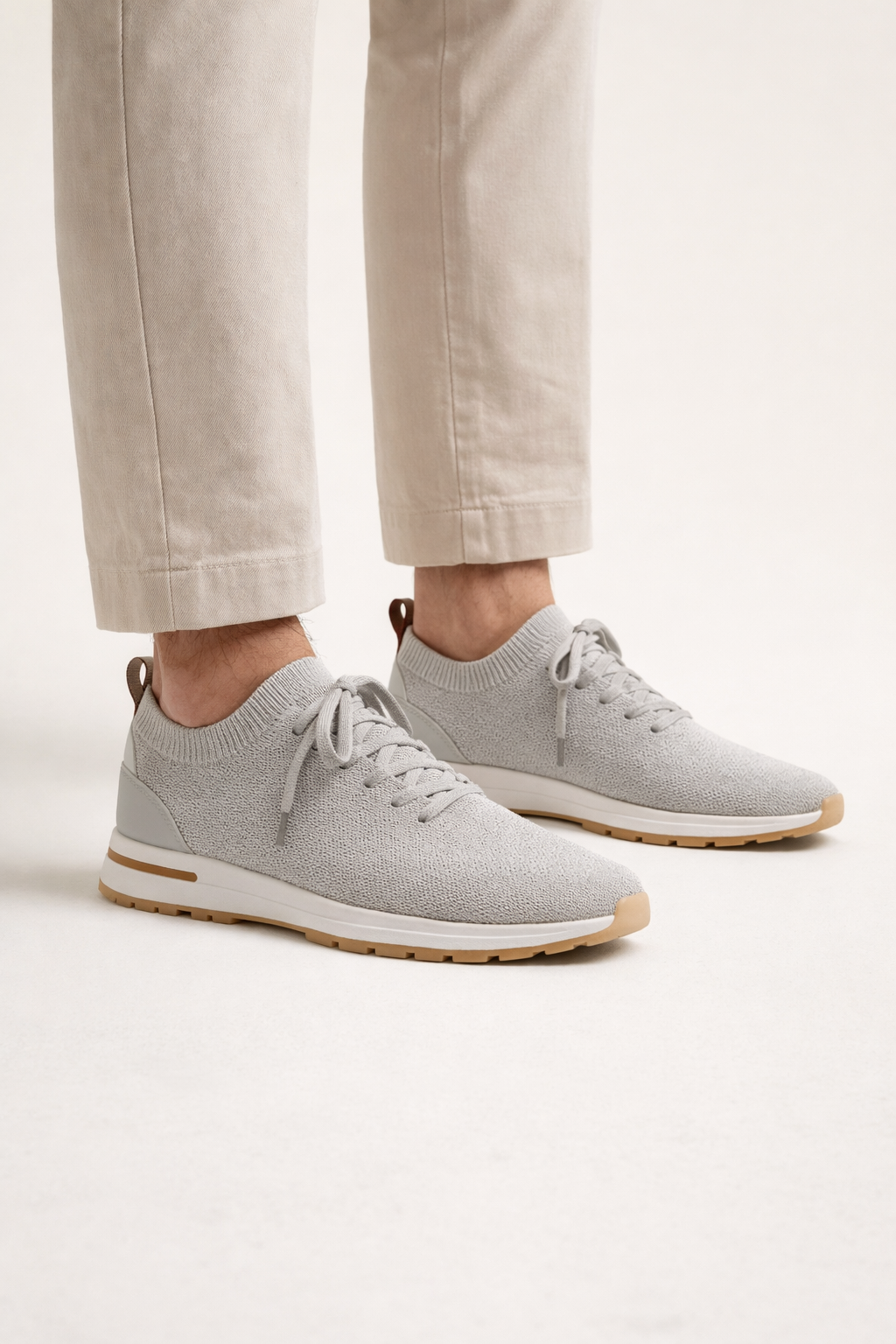 Solano Mesh Slip-On Light Grey