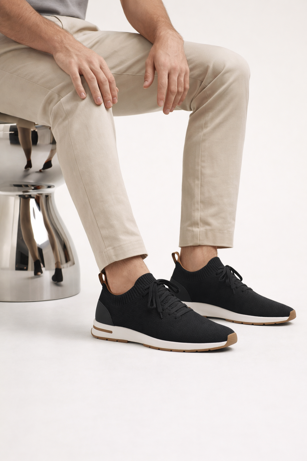 Solano Mesh Slip-On Black