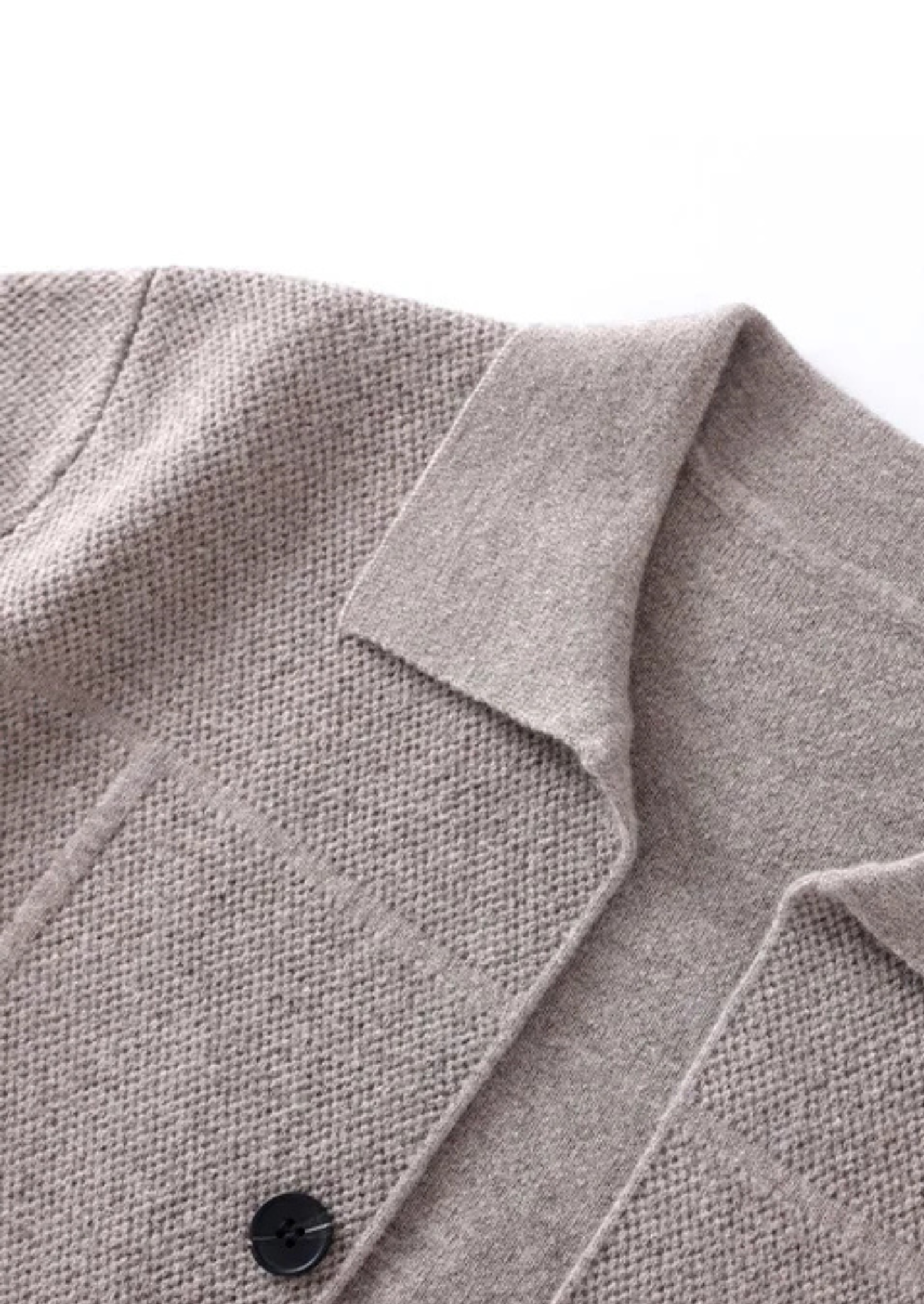 Valero Cashmere Cardigan Grey