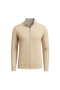 Marciello Reversible Cashmere Zip Knit Beige & Grey