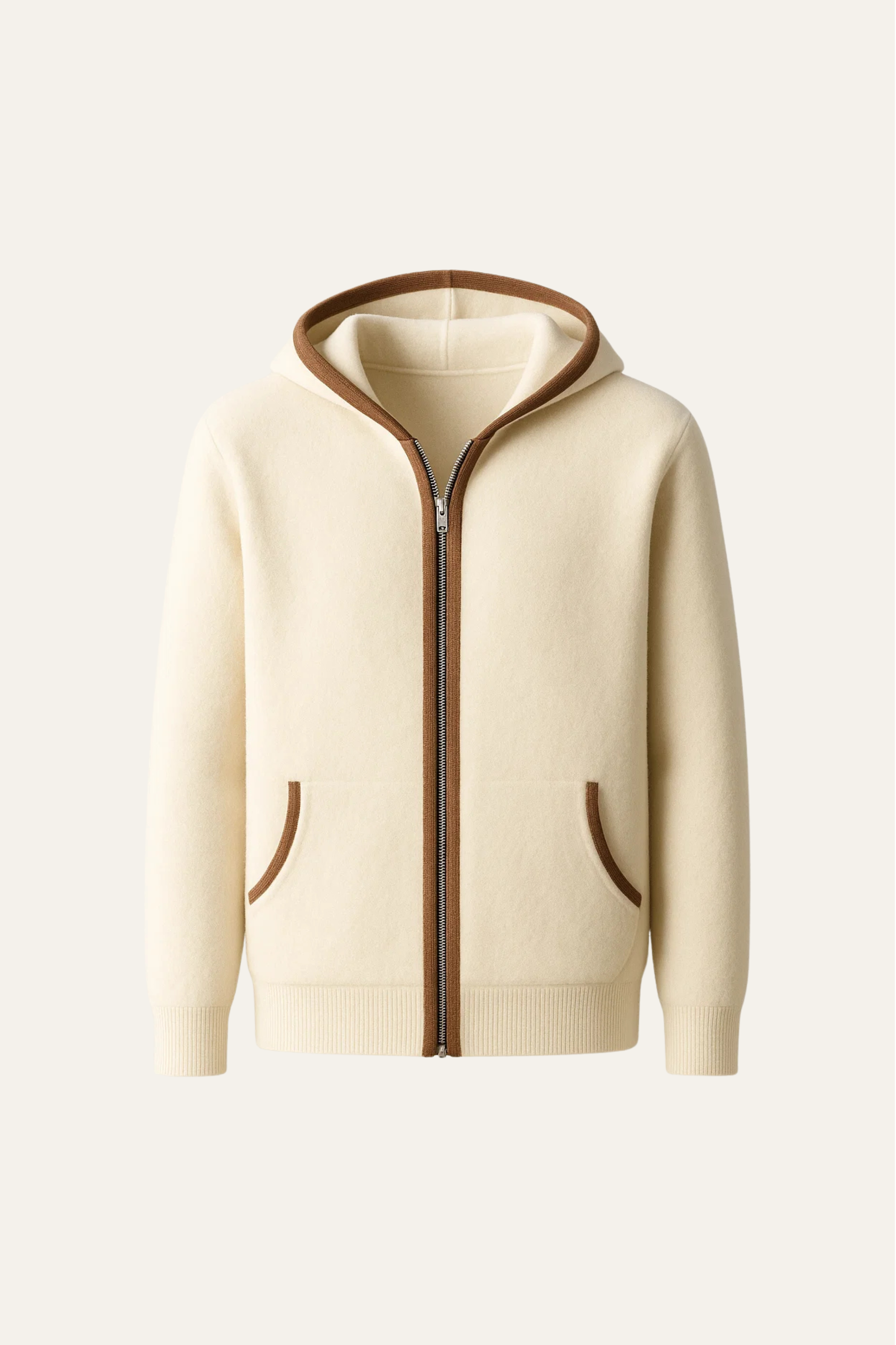 Sorano Hooded Cardigan Cream