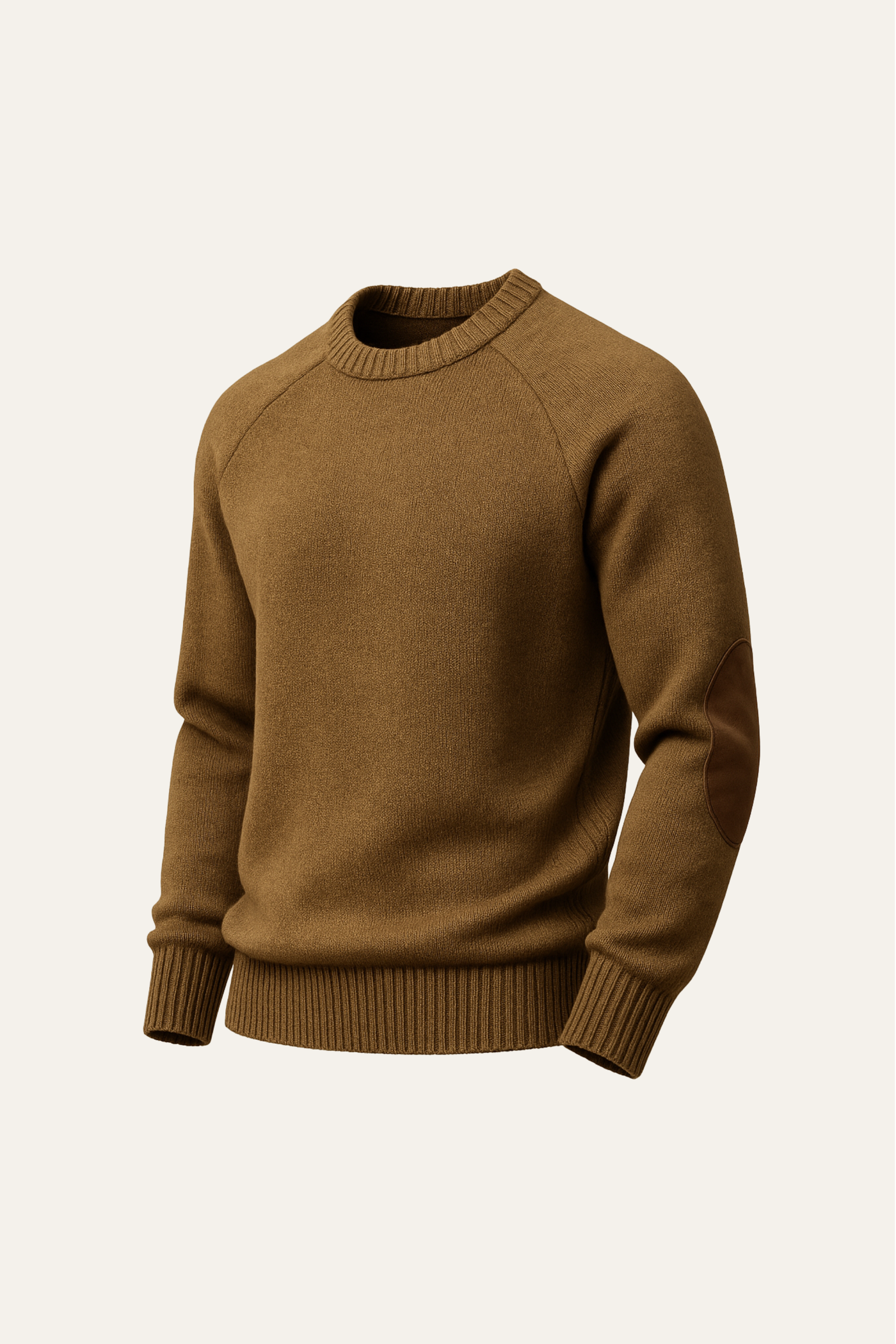 Carviano Crew Knit Khaki