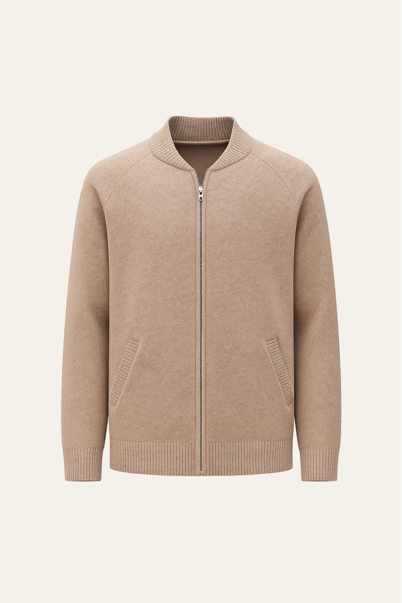 Arento Merino Cardigan Beige