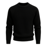 Ravello Wool Crewneck Black