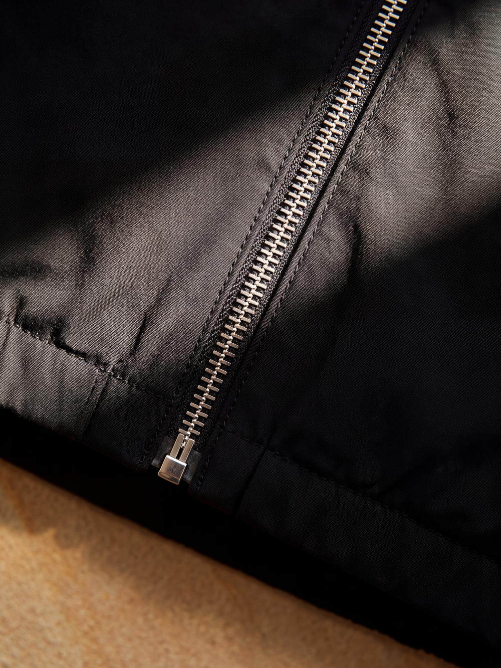 Valeno Stand-Collar Zip Vest Navy Blue
