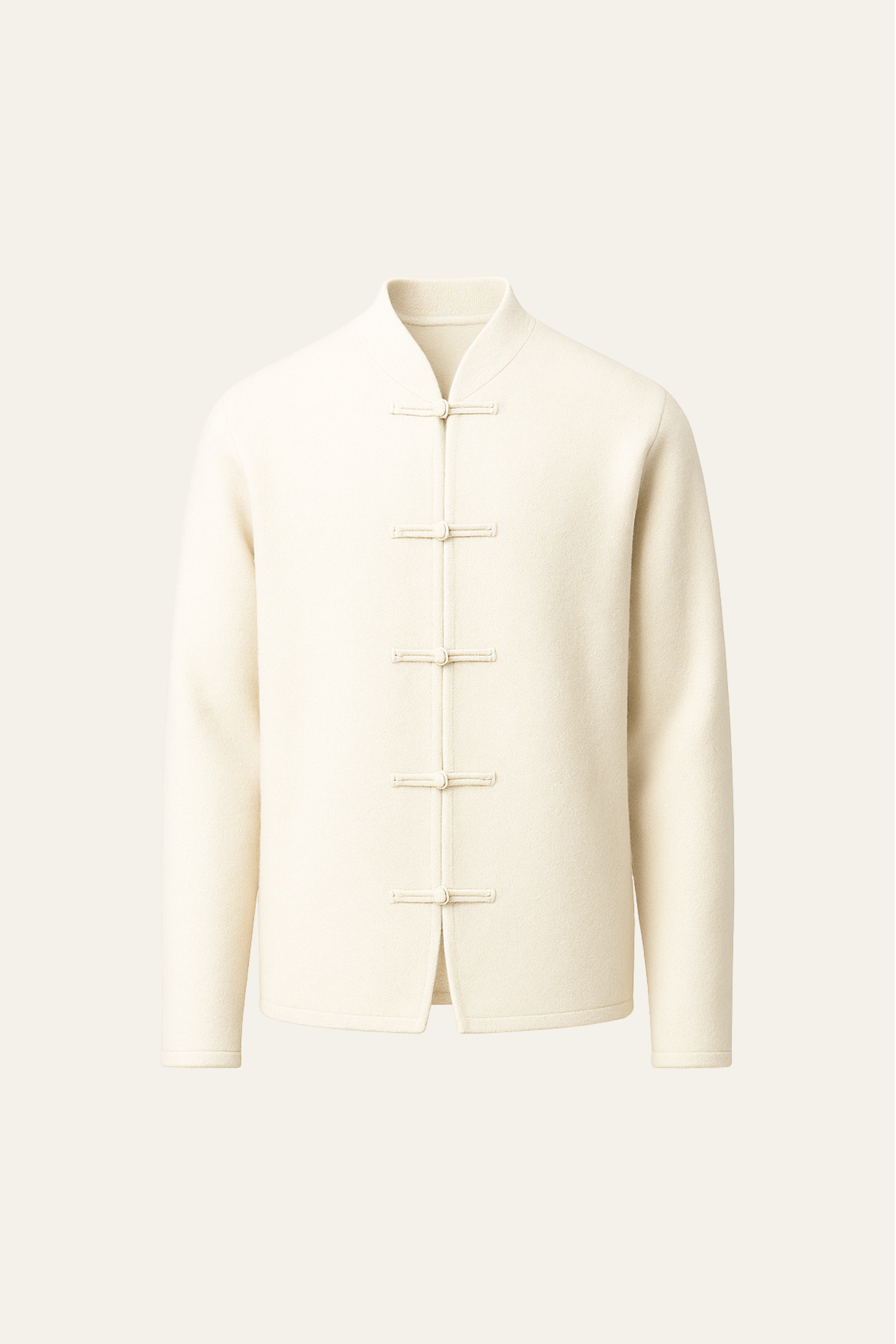 Lunaro Mandarin Wool Ivory