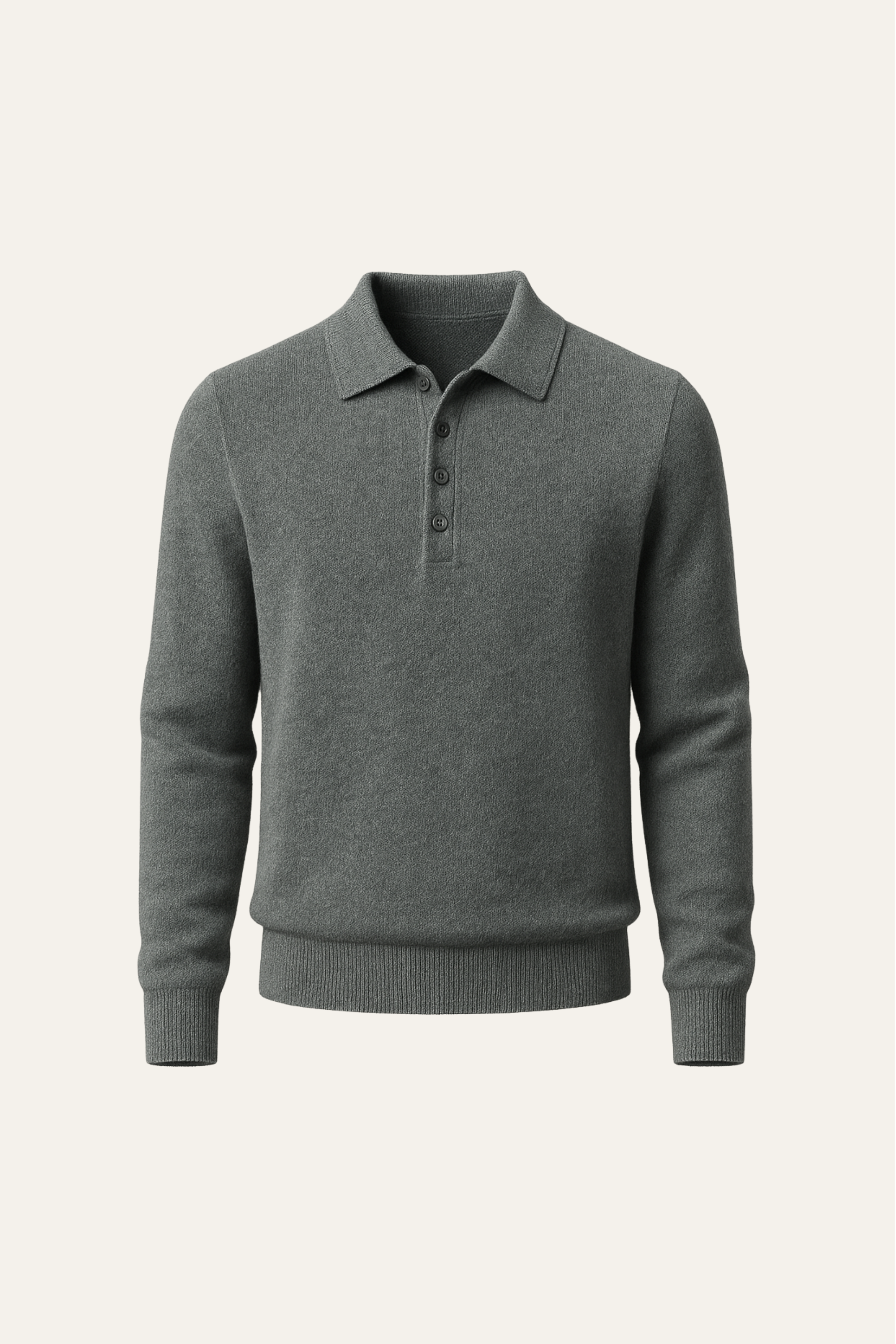 Alessandro Merino Polo Knit Mist Green