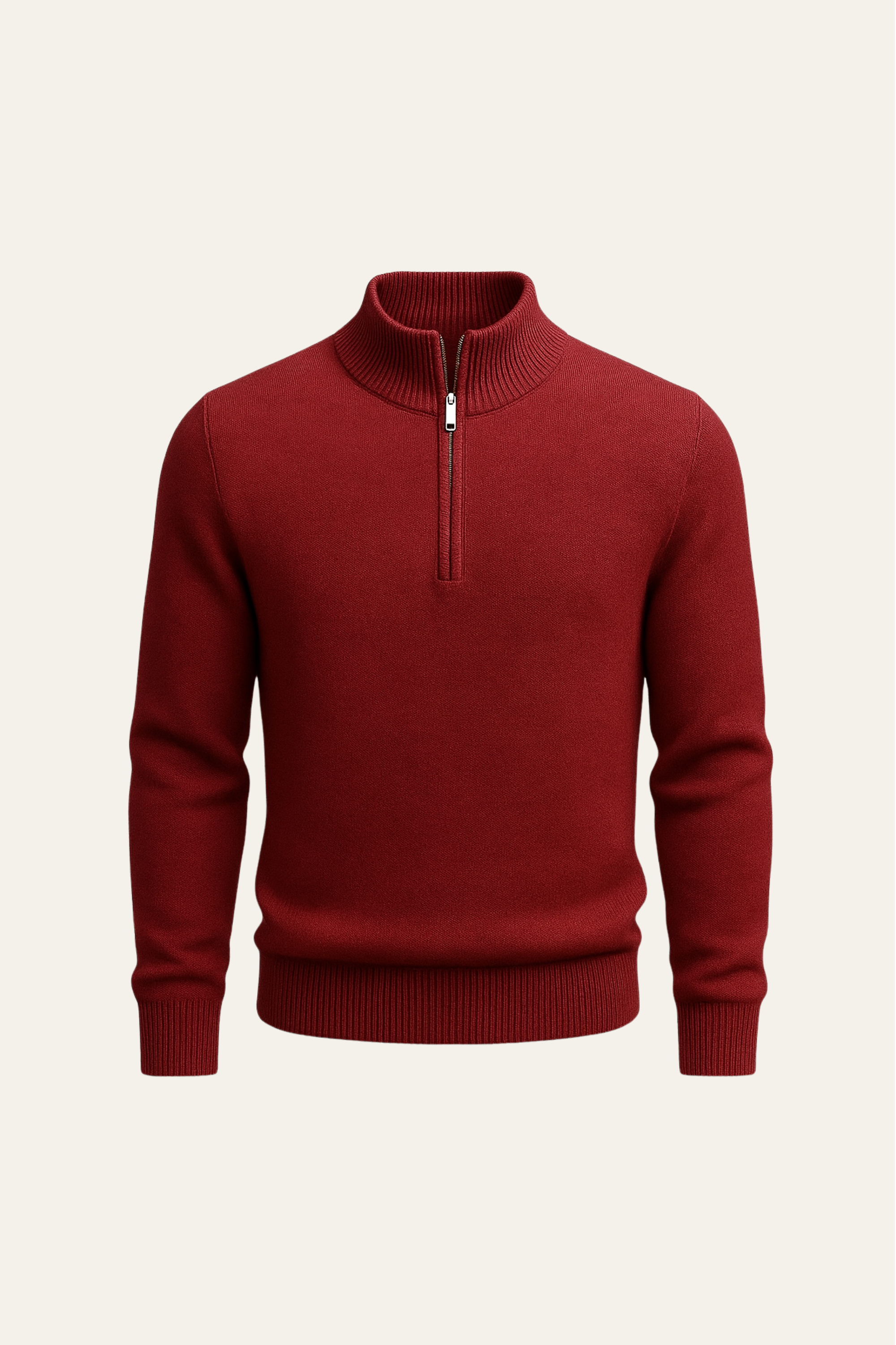 Varelli Quarter-Zip Red