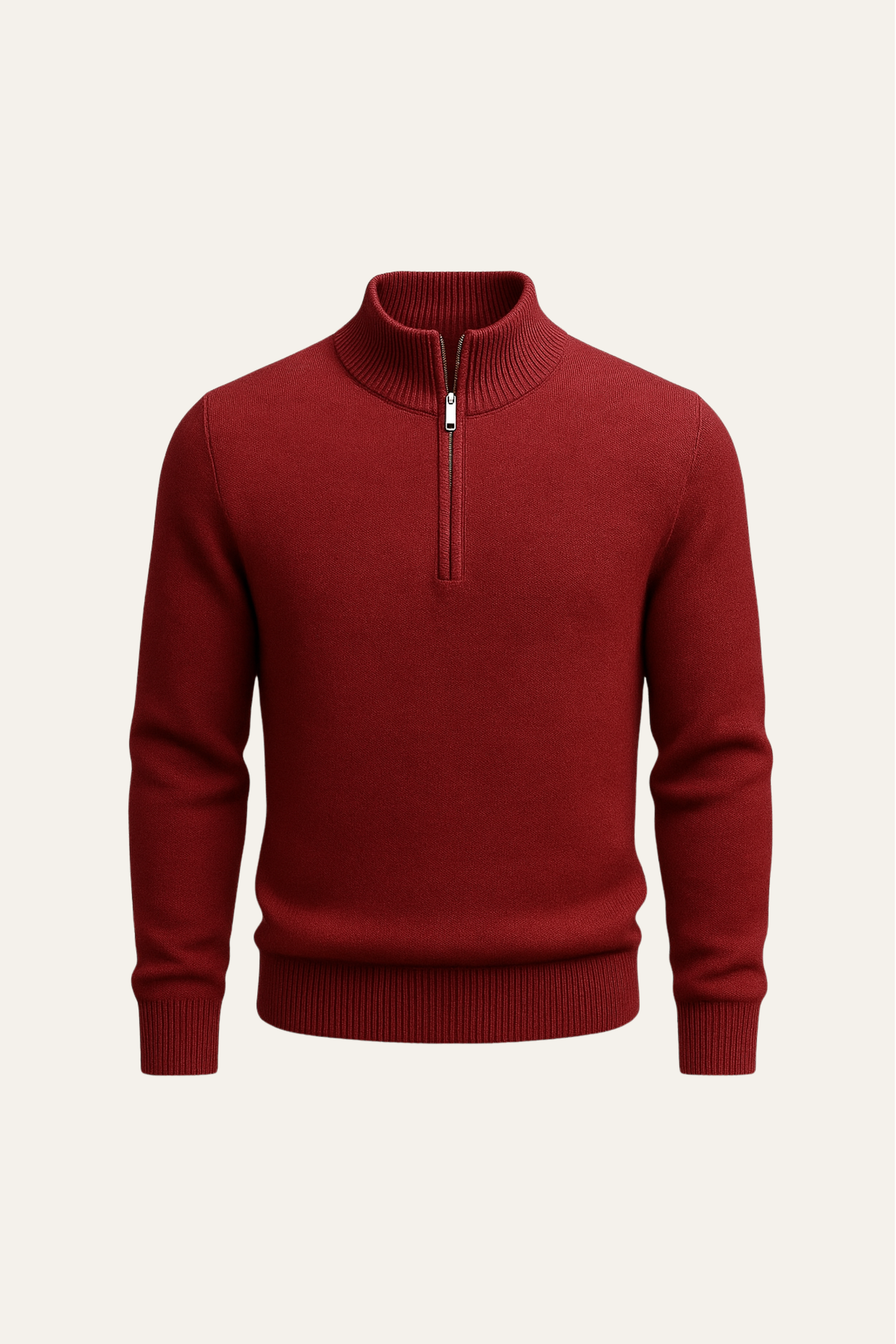 Varelli Quarter-Zip Red