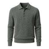 Alessandro Merino Polo Knit Mist Green