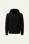 Tavole Hooded Zip Black