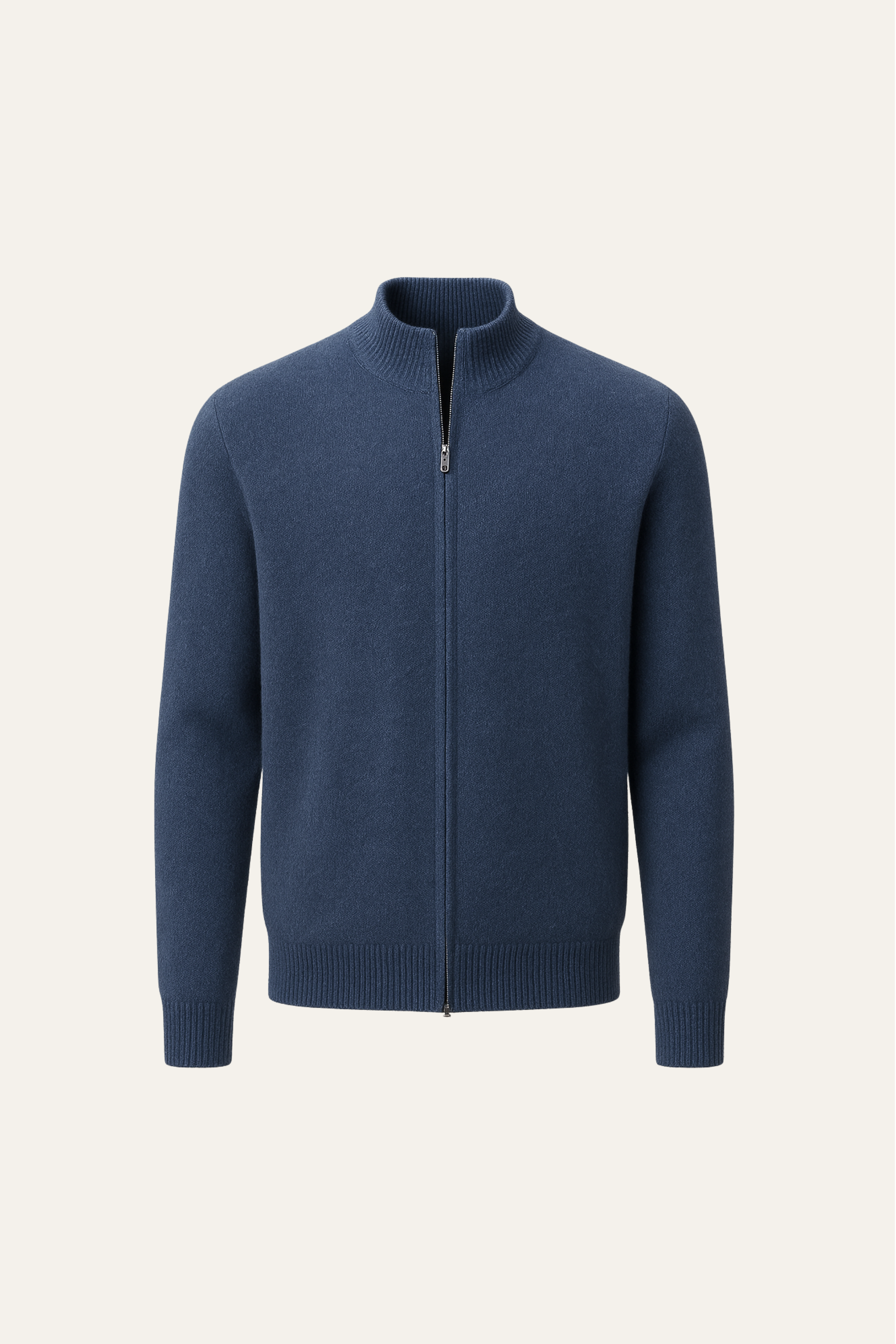 Lorenzi Cashmere Cardigan Blue