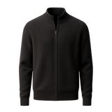 Lorenzi Cashmere Cardigan Black