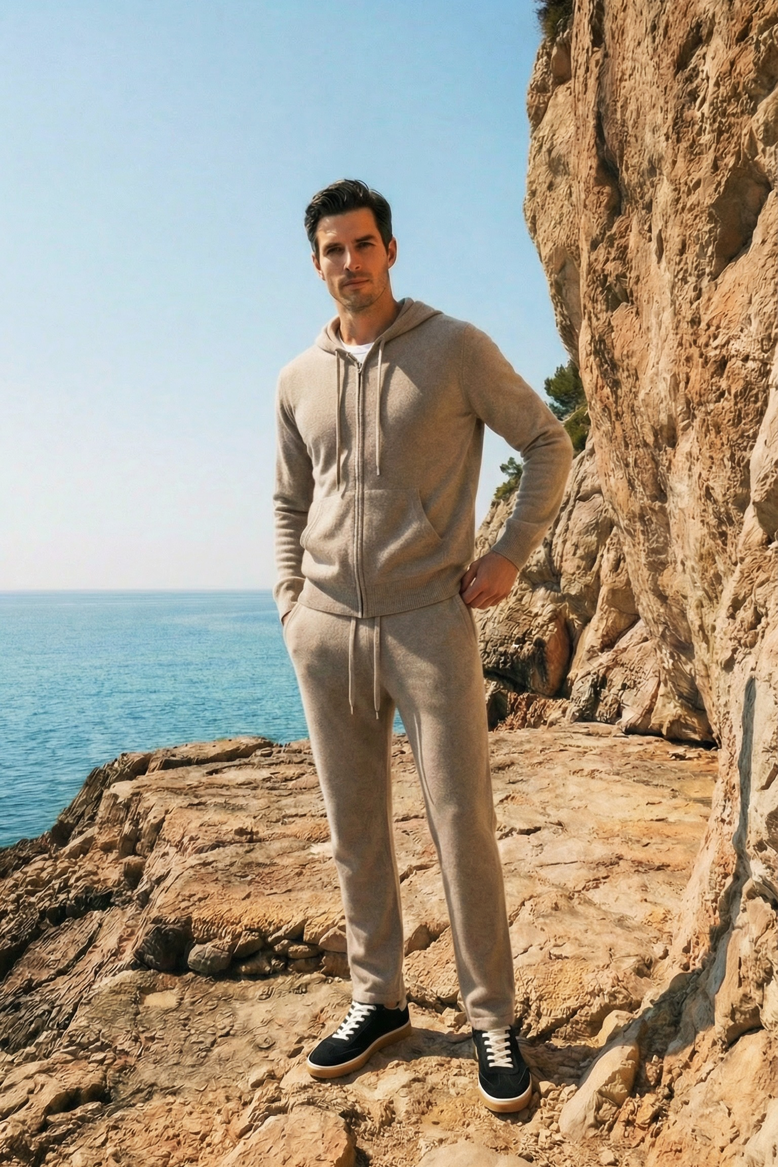 Ariello Cashmere Set Camel