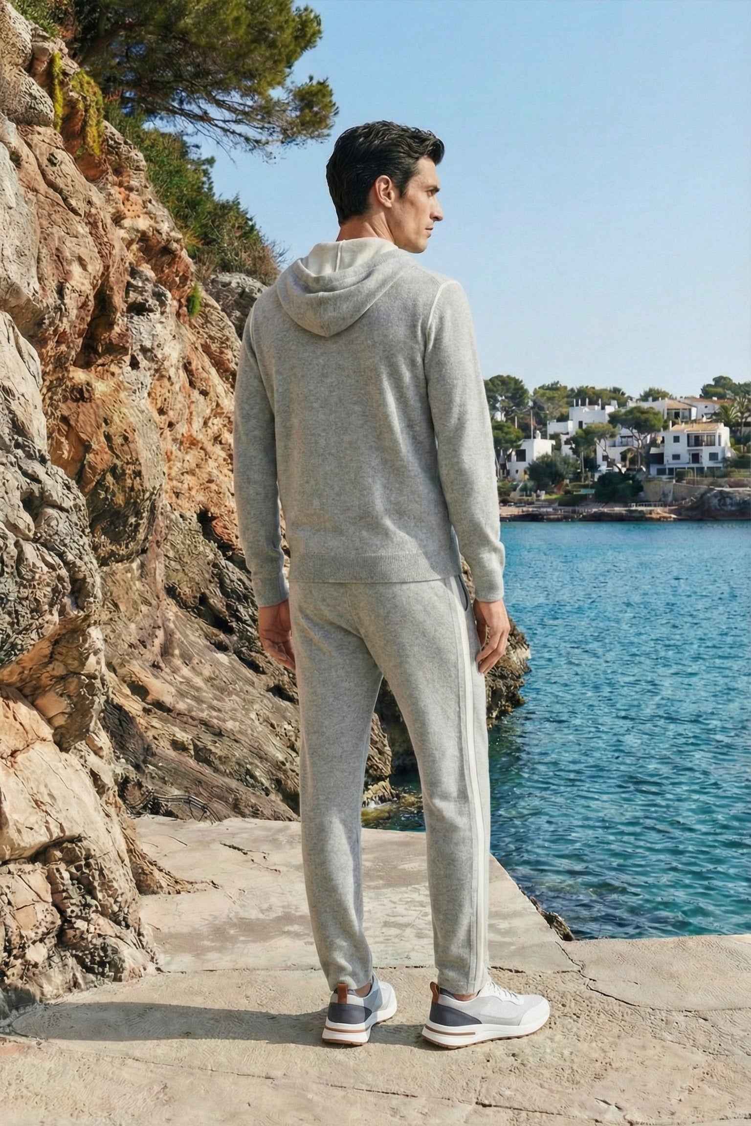 Leonis Cashmere Set Grey