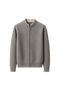 Terenzo Zip Cardigan Grey