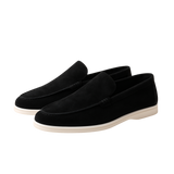 LeoMar V1 Suede Loafers Black