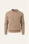 Marenzo Cashmere Crewneck Light Brown